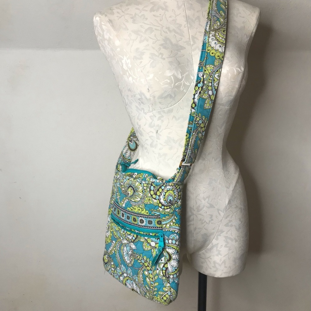 Vera Bradley Quilted Adjustable Crossbody Bag Purse